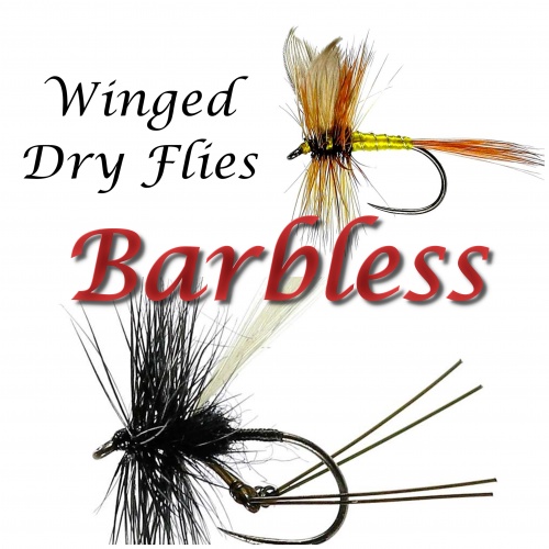 Barbless Winged Dry Flies